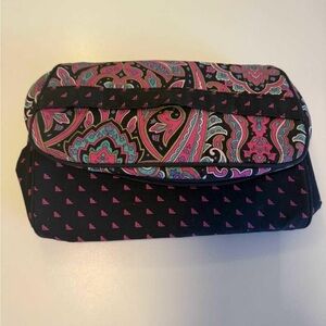 Mary Kay Pink and Black Paisley Cosmetic Bag
